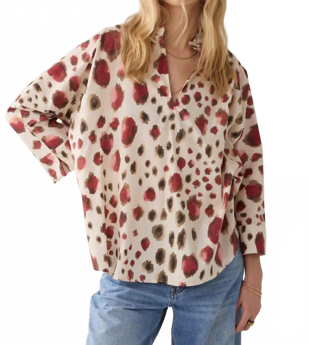 NEW SUMMUM a-line animal top in multi
